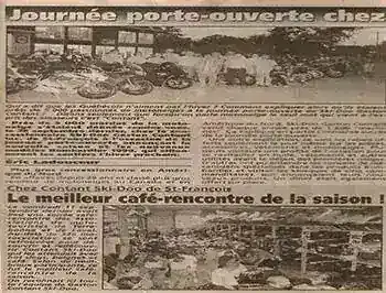Newspaper coverage of Contant's annual Open House