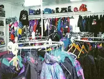 Contant's clothing department, in an earlier era