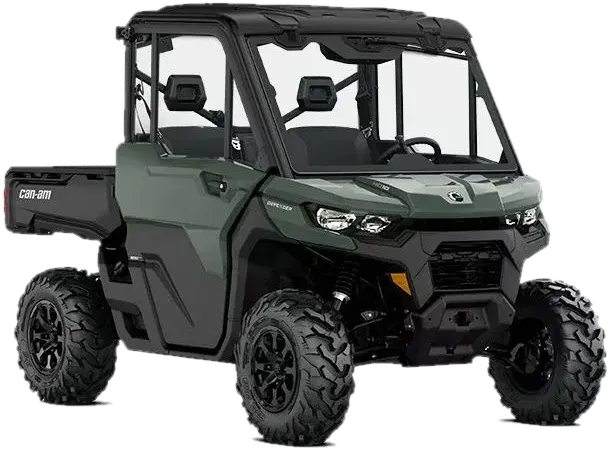 Green 2026 Can-Am Defender DPS CAB HD10
