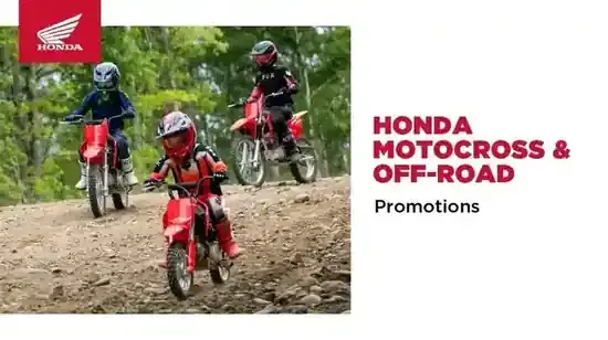 Honda Dirt Bike Promotions - October 2026