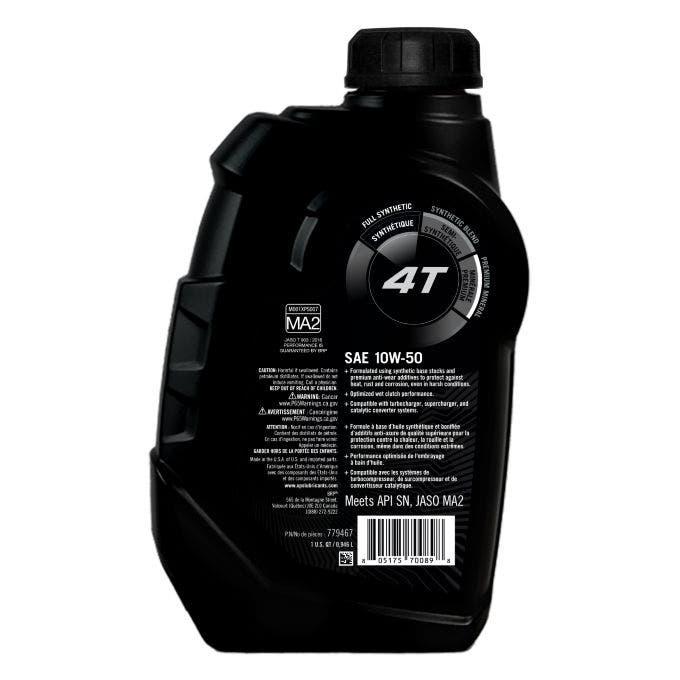10W-50 - Huile synthétique 4T pour moto — photo 2