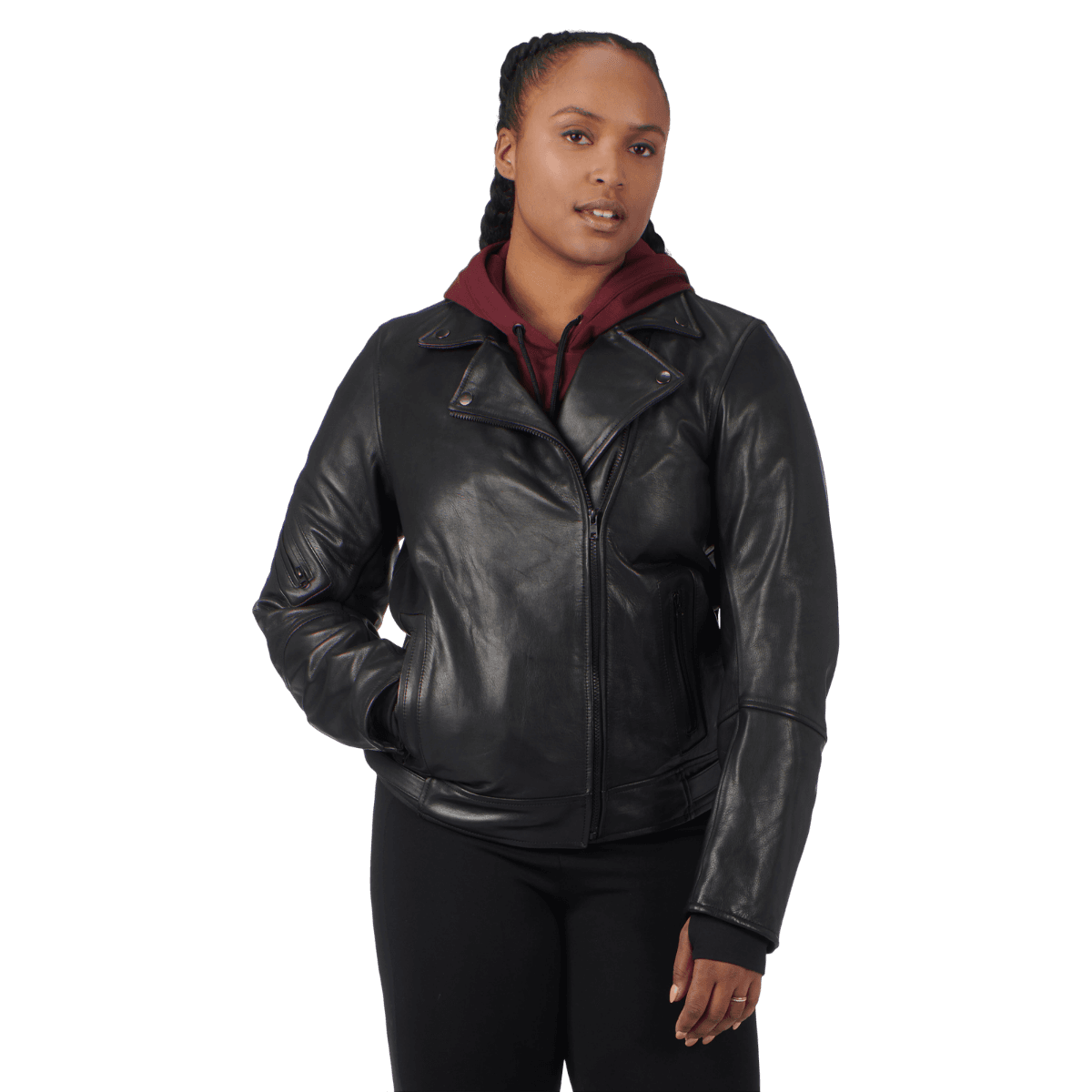 Manteau Vick en cuir pour femme CE/UKCA — photo 2
