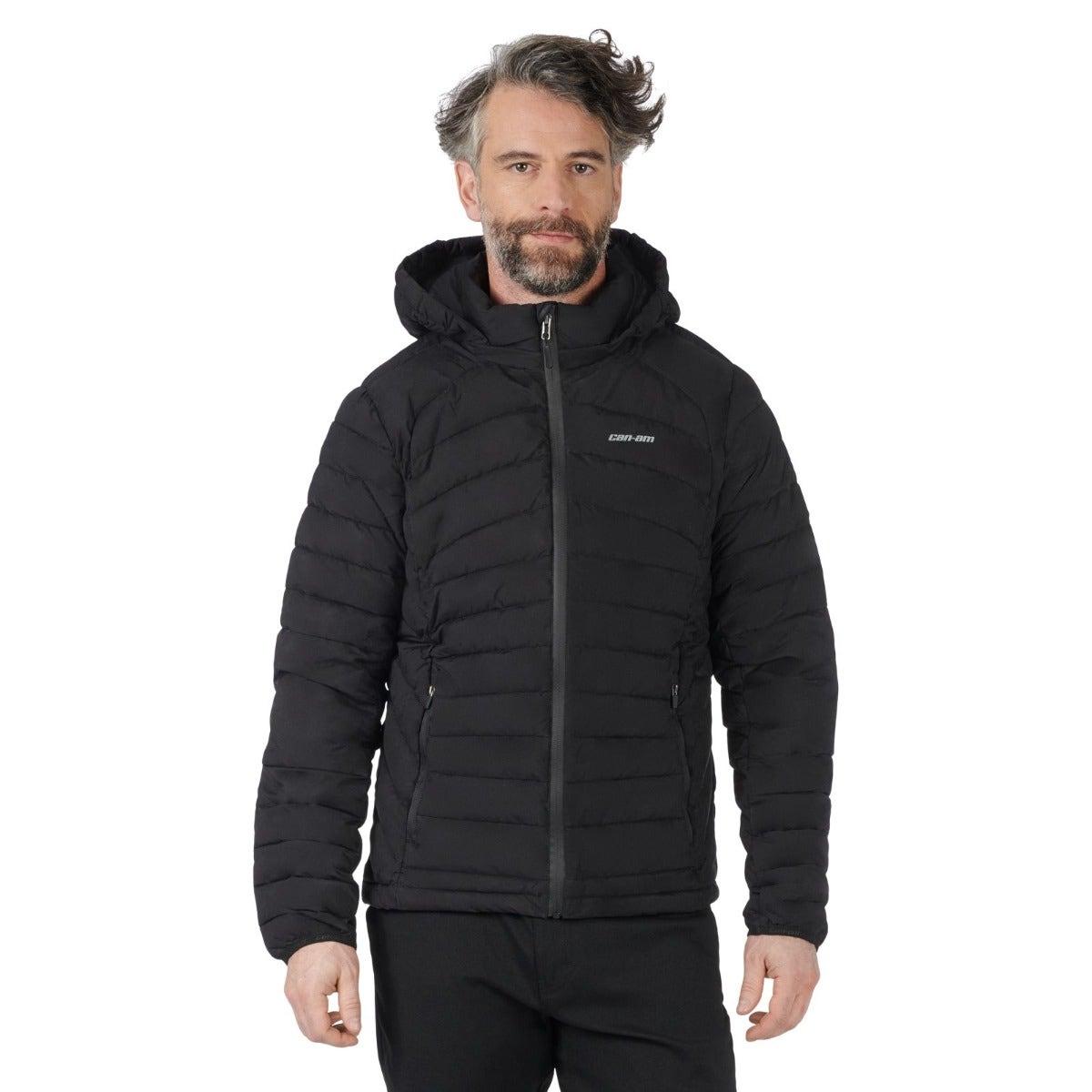 Manteau matelassé avec capuche pour homme — photo 7