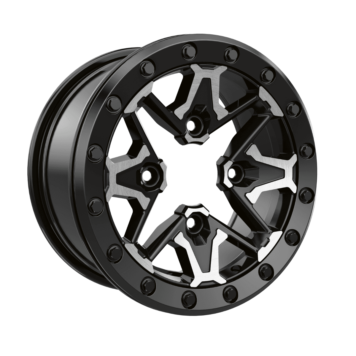 Can-Am Roue beadlock 14" x 7" avant/arrière Or liquide