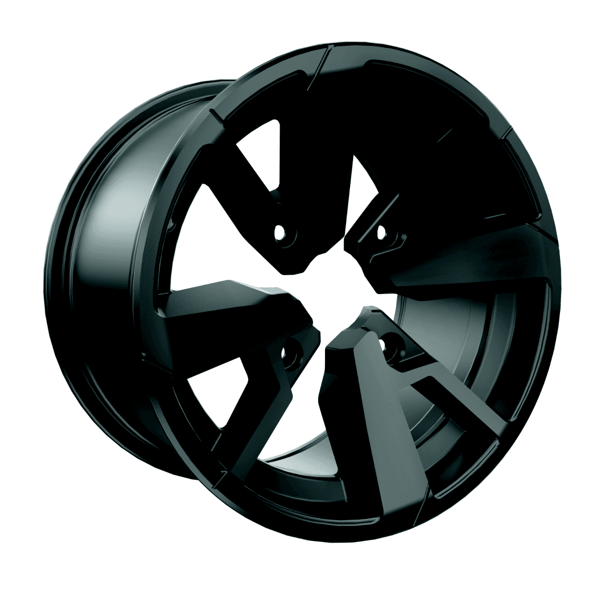 Can-Am Jante avant 14" x 6.5" / Noir et usiné
