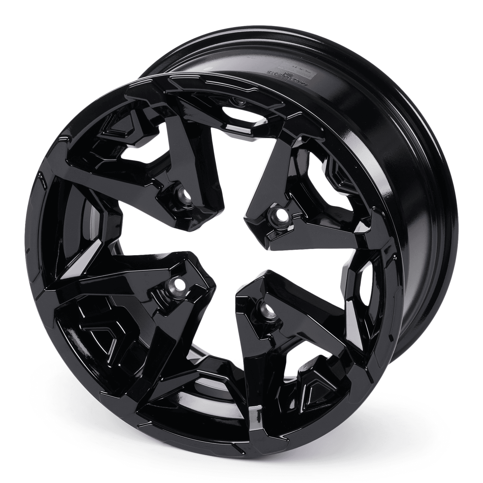 Can-Am Roue en aluminium 14" x 6.5" avant/arrière Noir profond