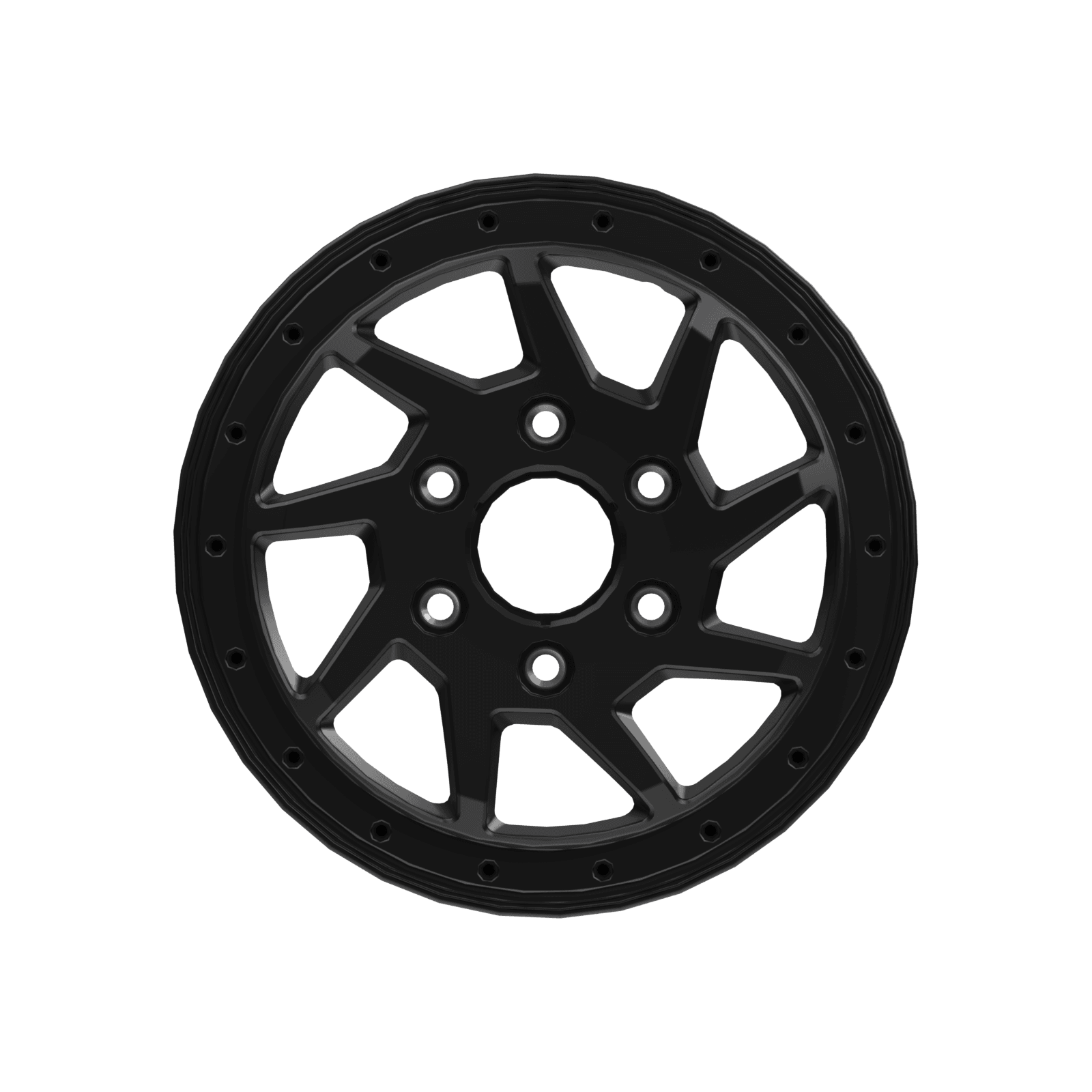 Can-Am Roue beadlock 16" x 7" avant/arrière Noir profond — photo 2