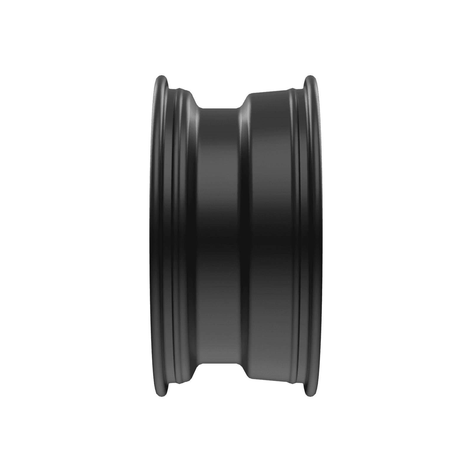 Can-Am Roue en acier 14" x 6.5" avant Noir profond — photo 3