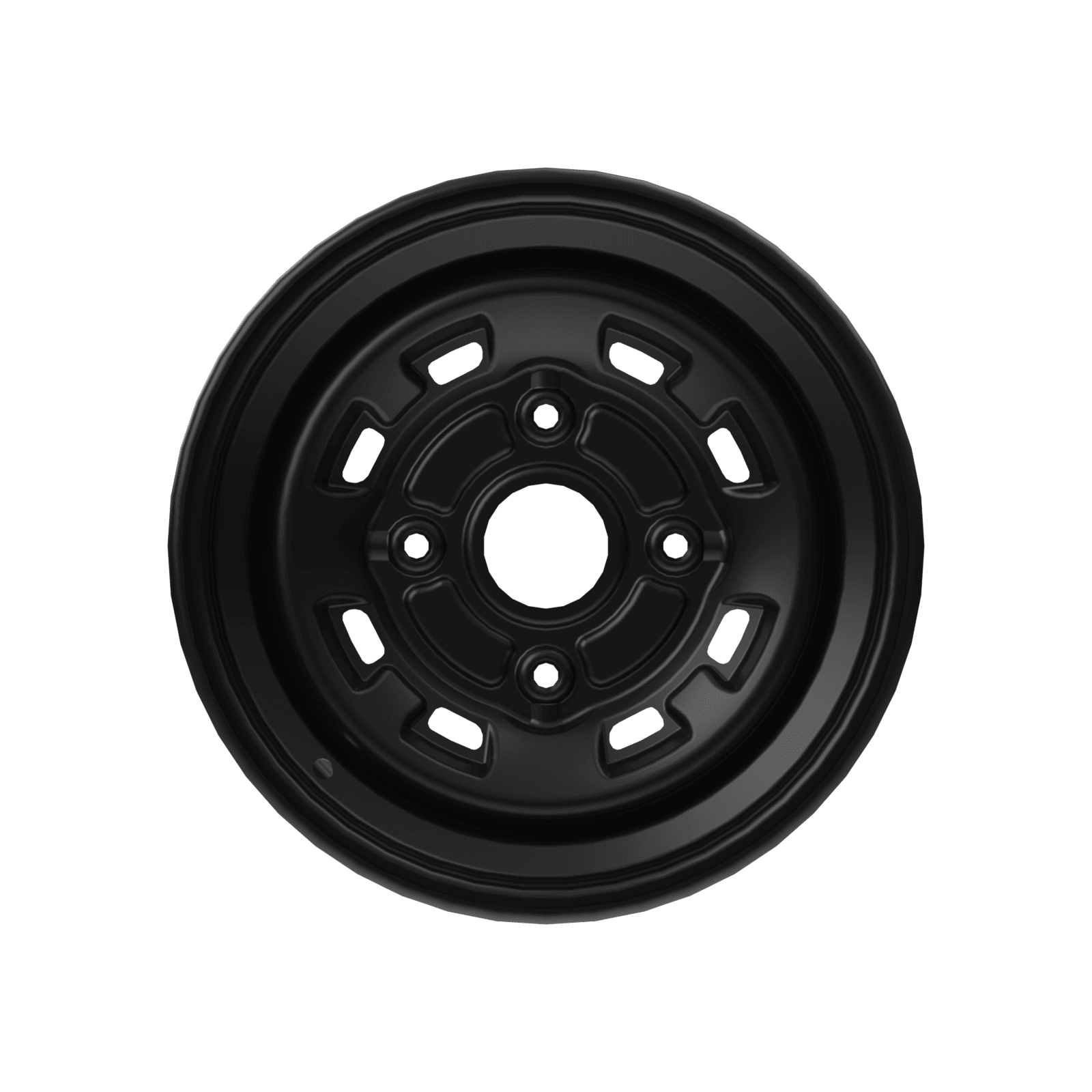 Can-Am Roue en acier 14" x 8.5" arrière Noir profond — photo 2