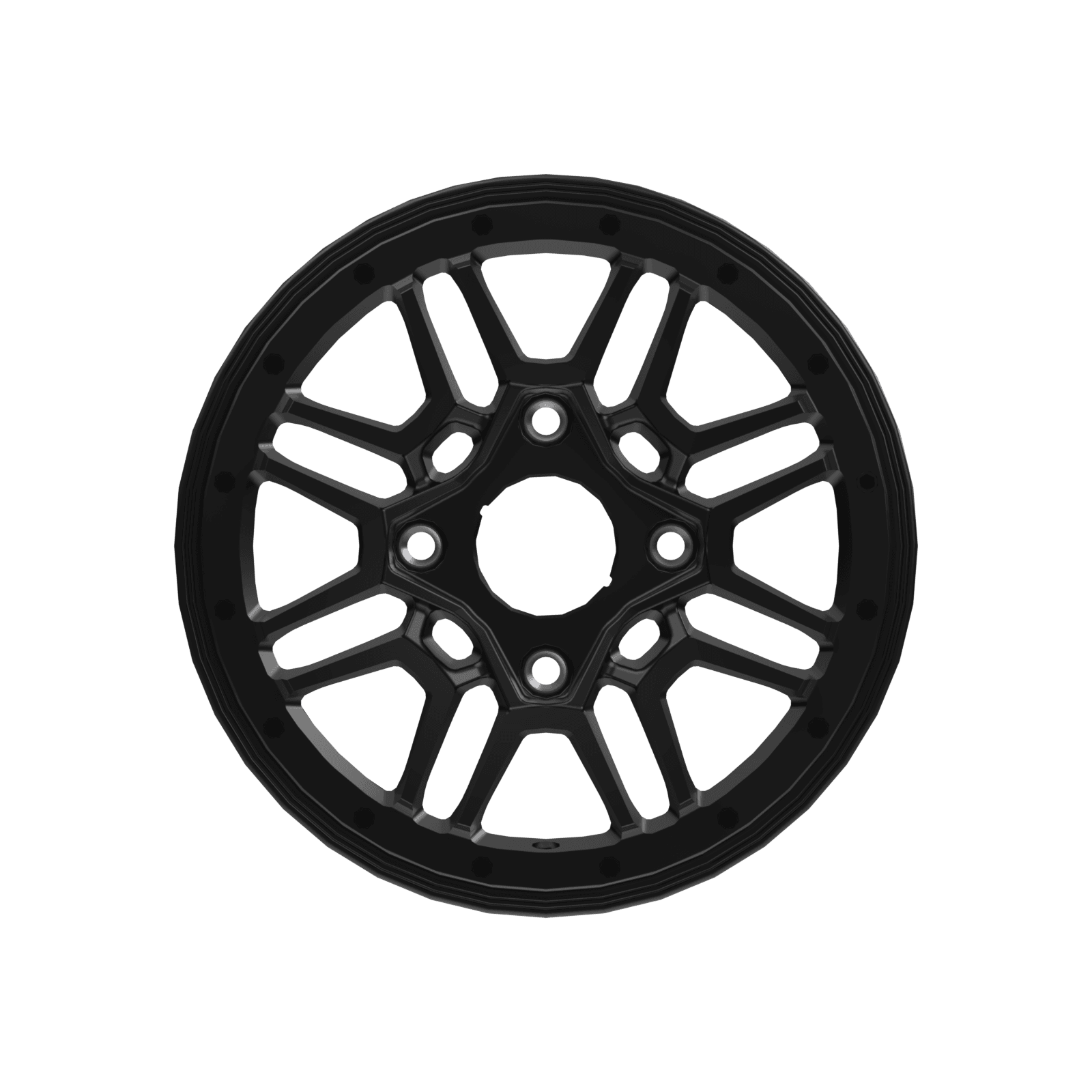 Can-Am Roue beadlock 15" x 7" avant/arrière Noir profond — photo 2