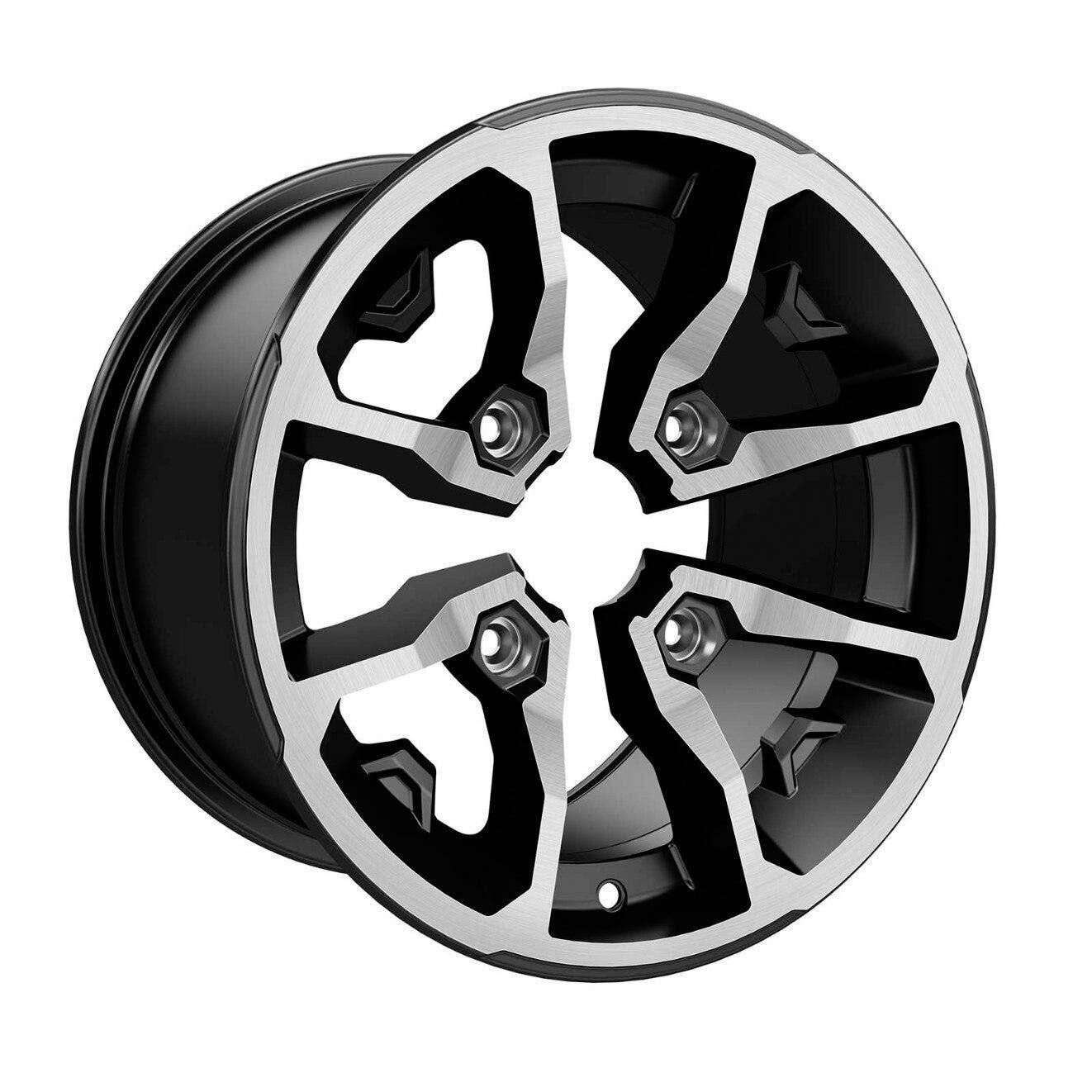 Can-Am Roue en aluminium 14" x 8.5" arrière Noir profond