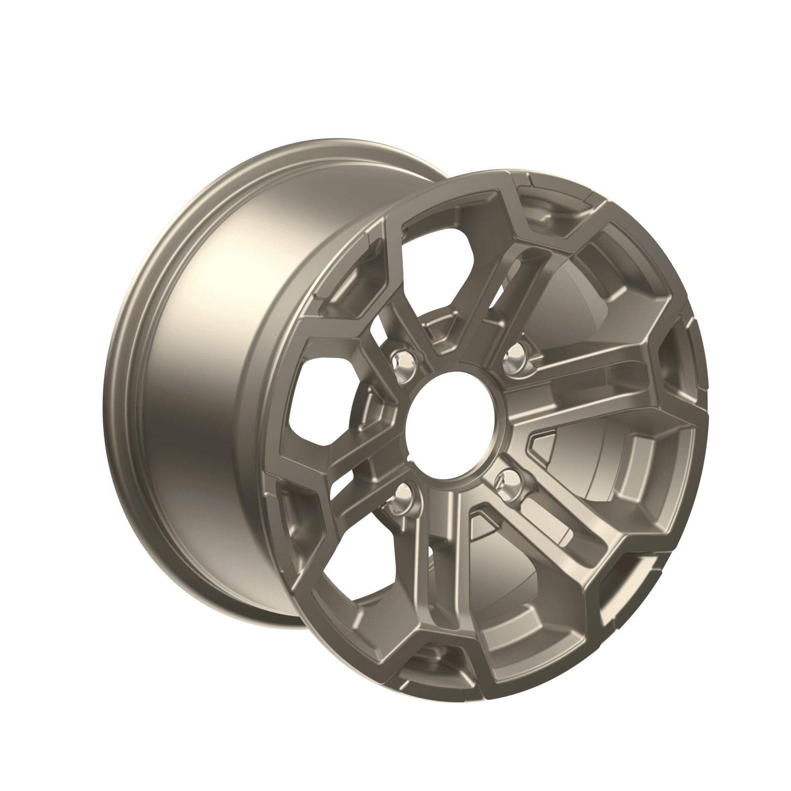Can-Am Roue en aluminium 14" x 8.5" arrière Titane liquide