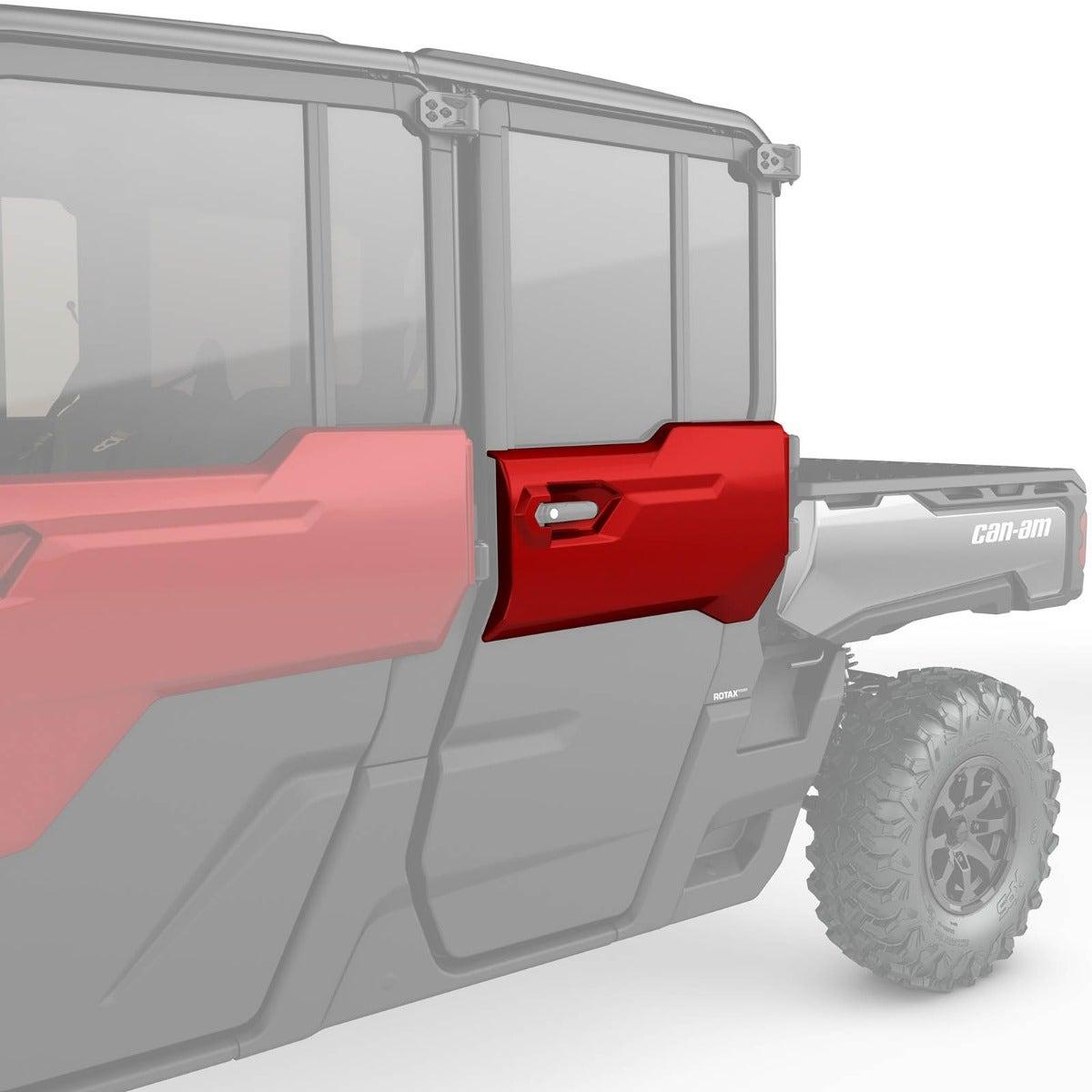 Enjoliveur de porte arrière gauche - Rouge enflammé pour Can-Am Defender