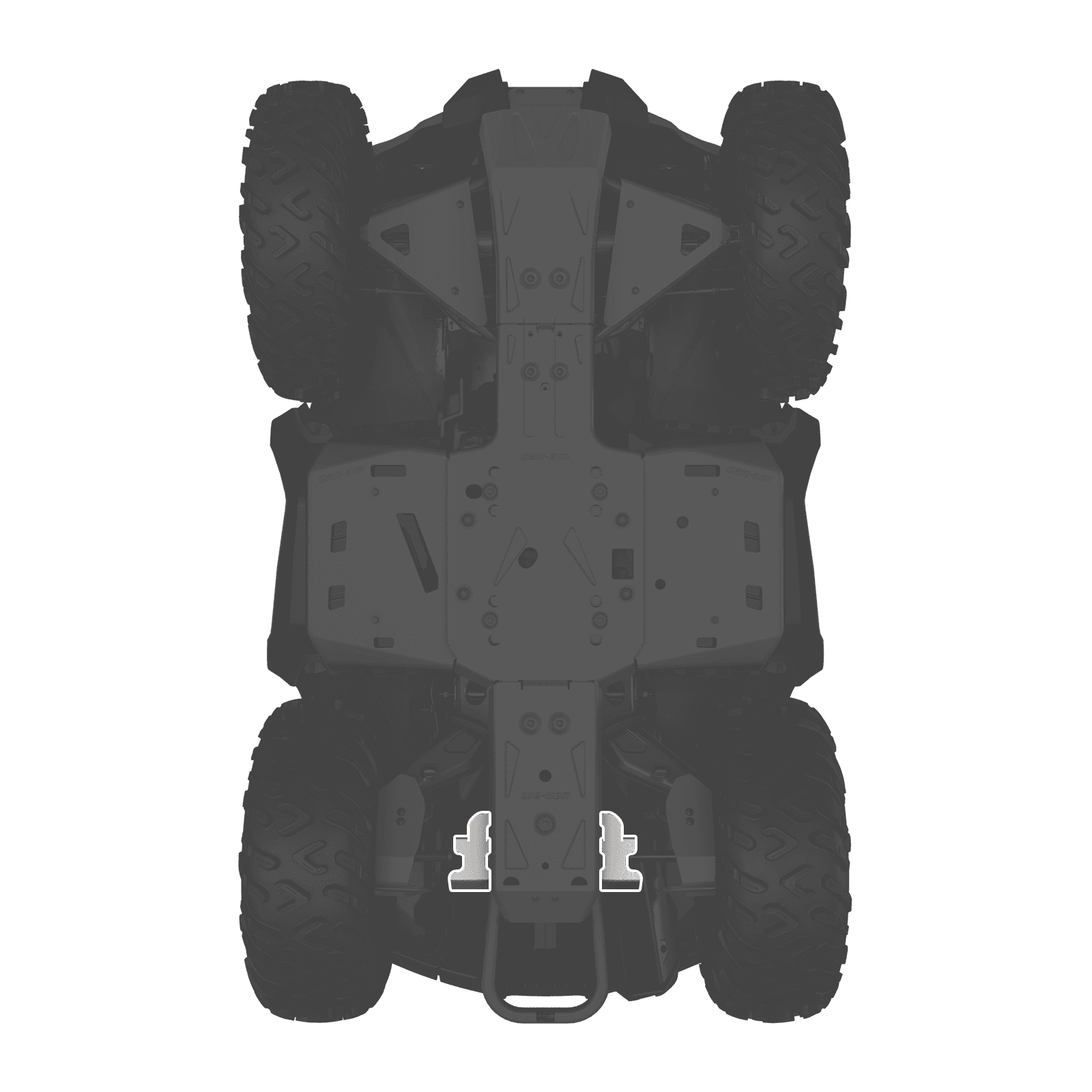 Can-Am Rear Differential Protectors — photo 2