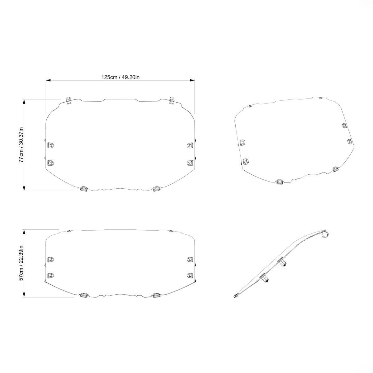 Pare-Brise pour Can-Am Maverick X3 — photo 2