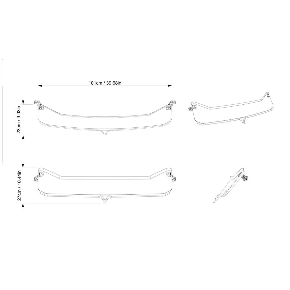 Demi-pare-brise Transparent Can-Am — photo 3