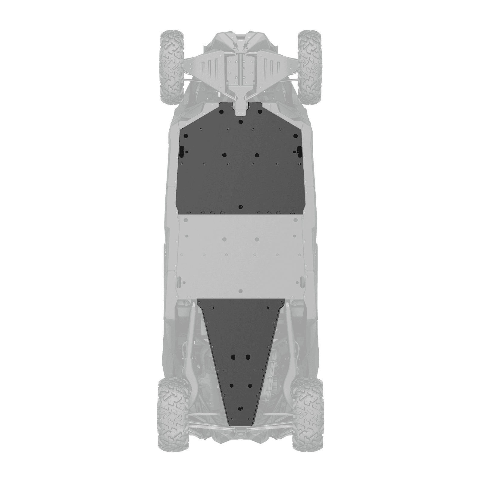 Can-Am Maverick X3 HMWPE Underbelly Plates — photo 2