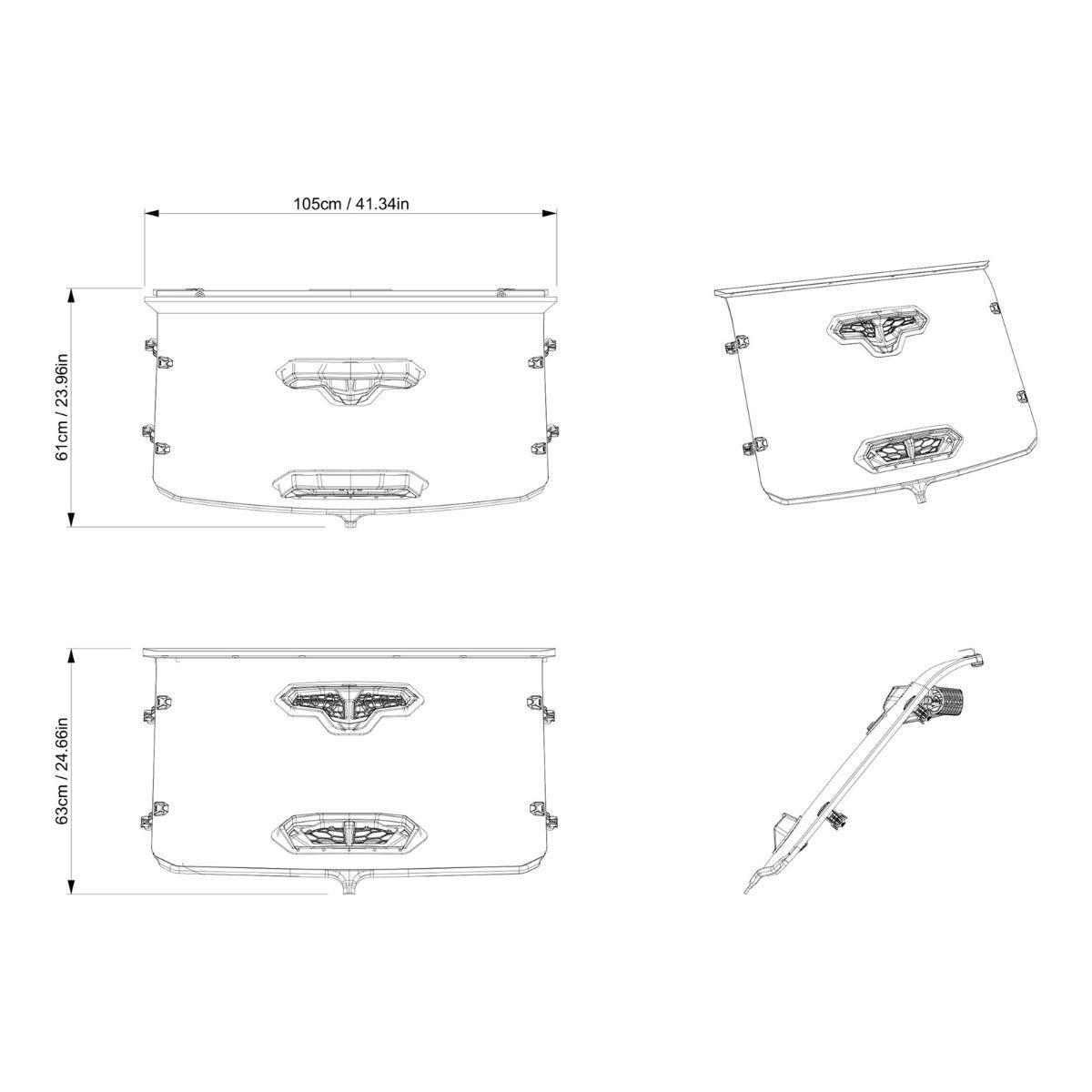 Can-Am ProVent Windshield — photo 2