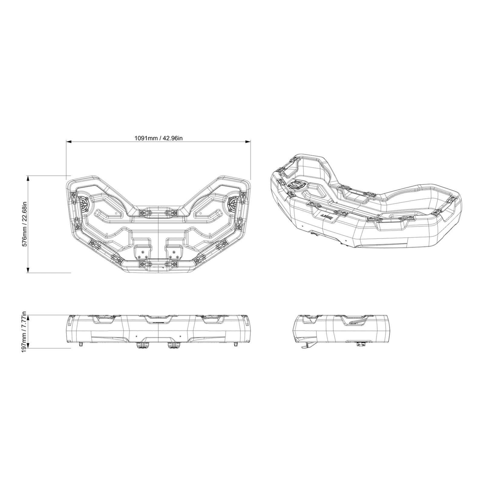Panier Cargo LinQ (90 L) Can-Am — photo 2