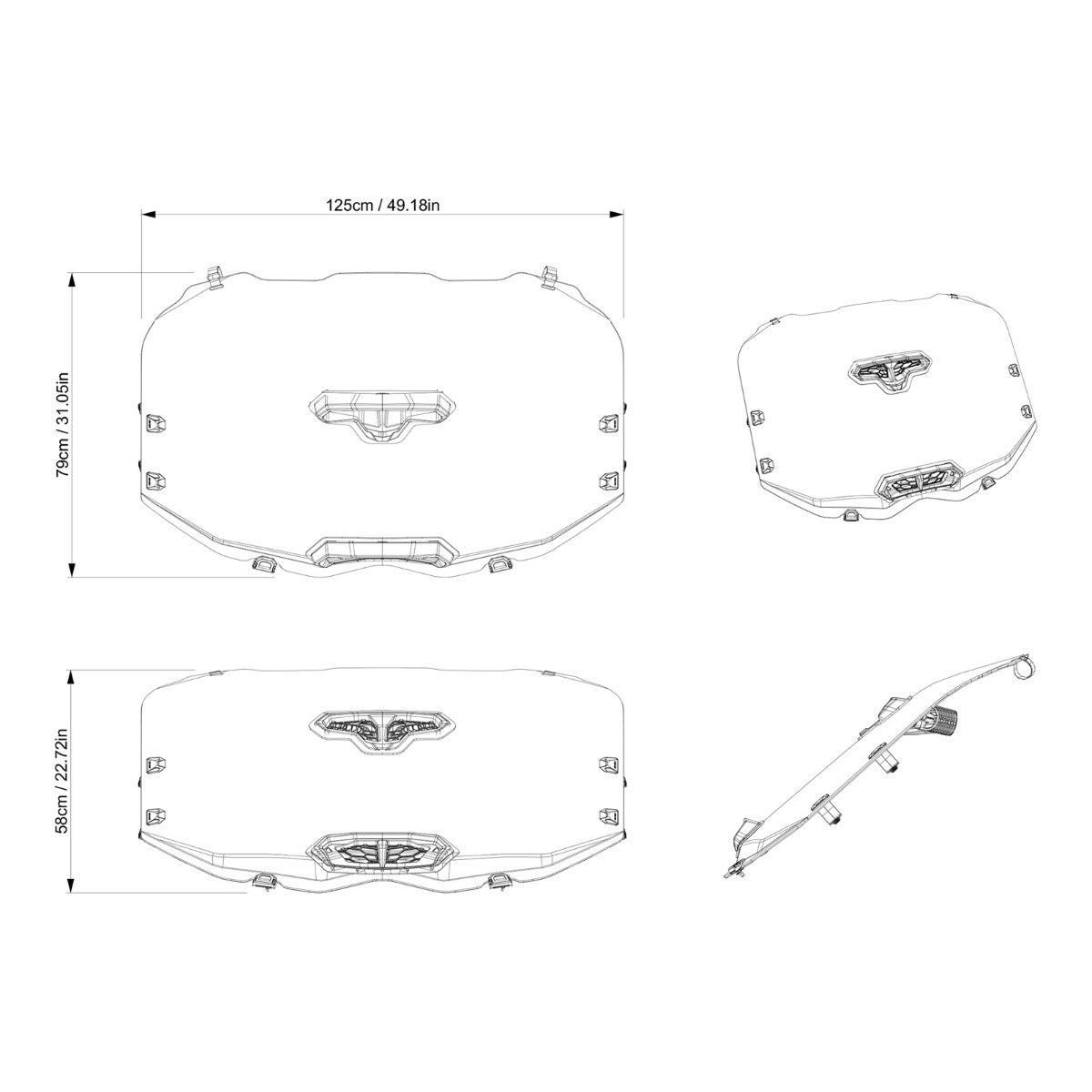 Pare-Brise ProVent pour Can-Am Maverick X3 — photo 2