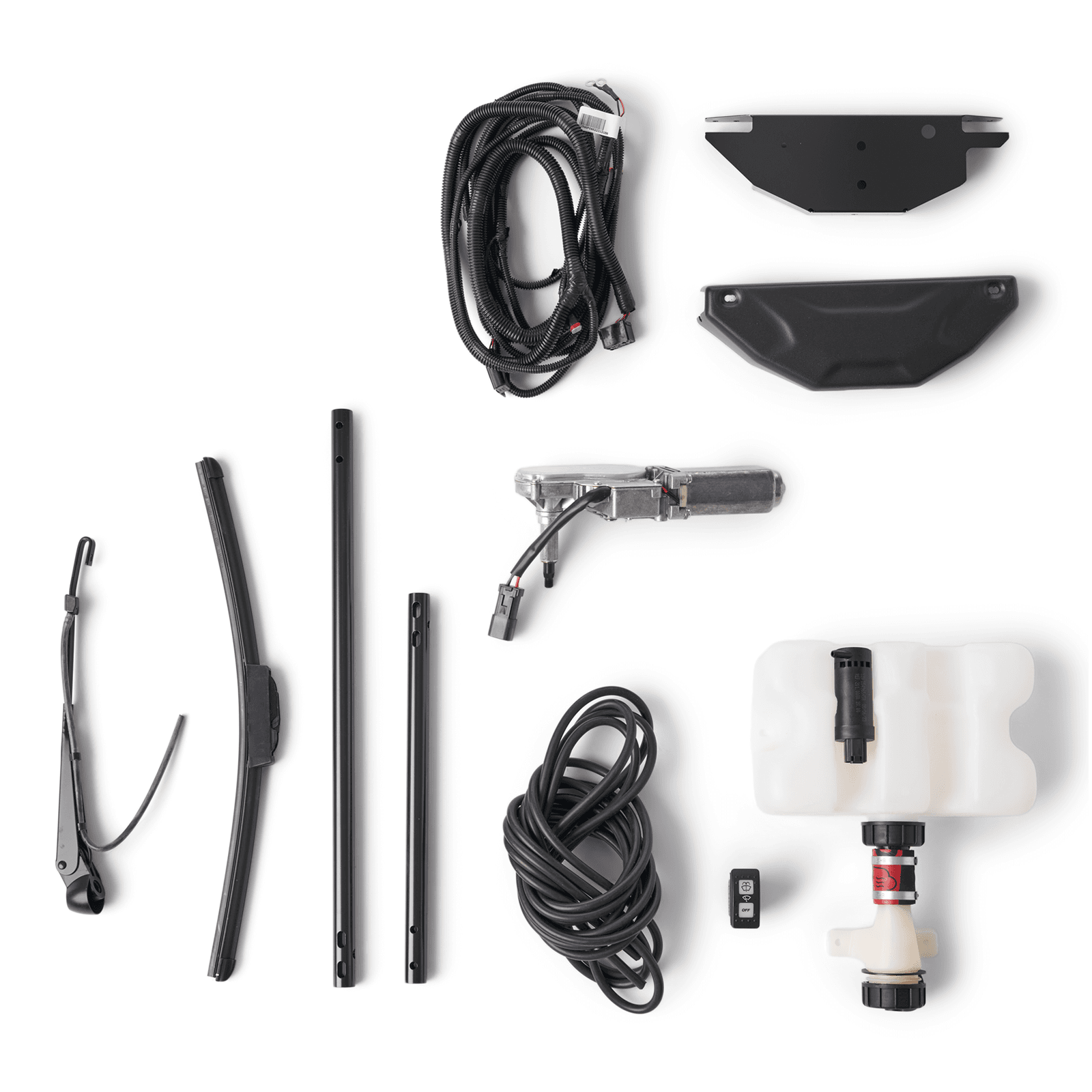 Can-Am Maverick X3 PowerFlip Windshield Wiper & Washer Kit — photo 2
