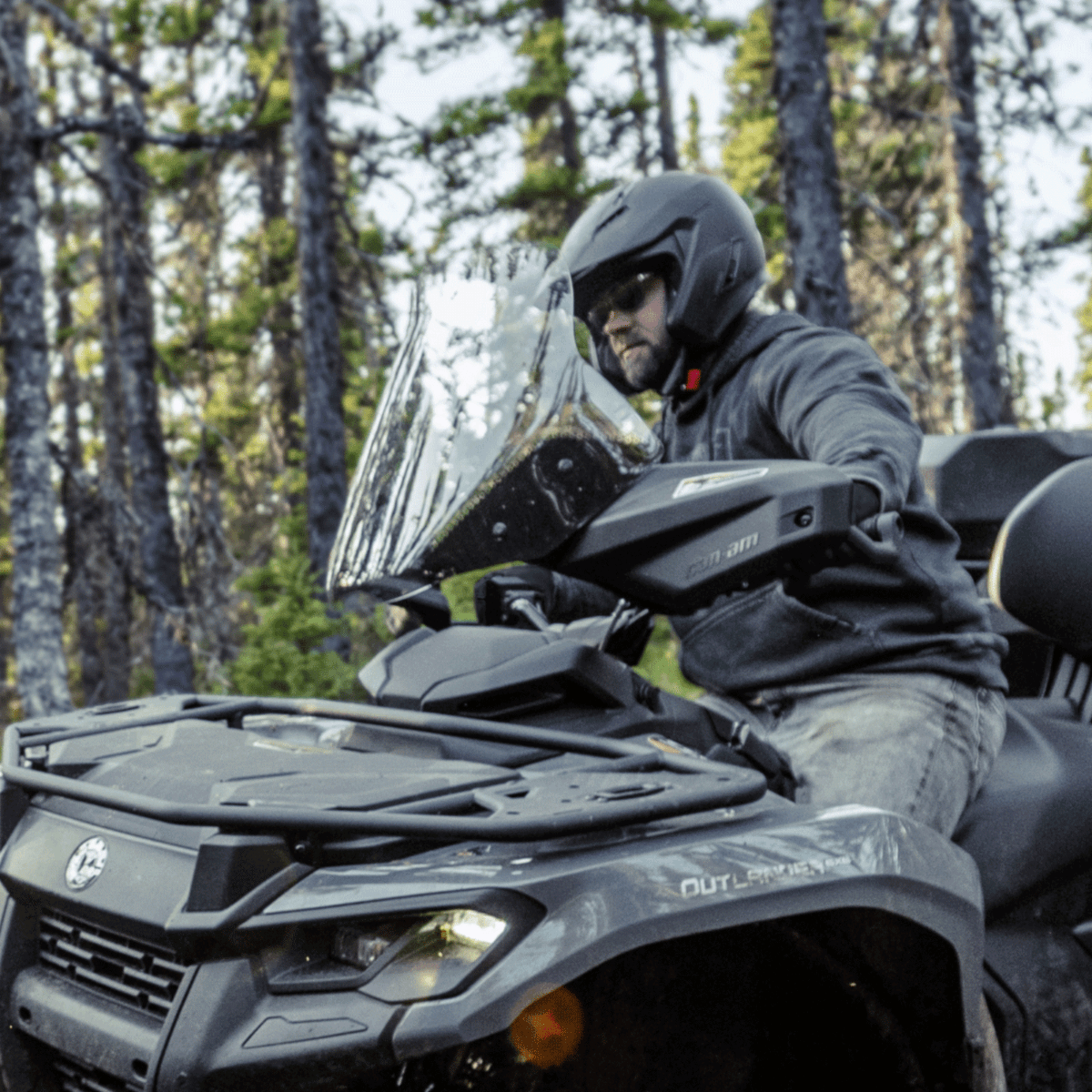 Ensemble de pare-brise haut pour Can-Am Outlander — photo 3