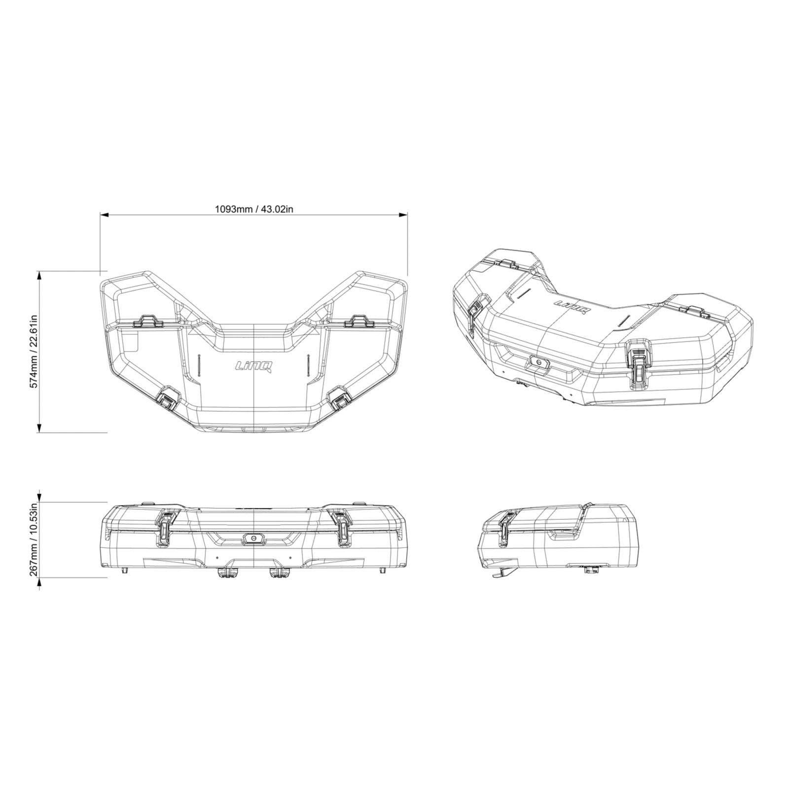 Can-Am LinQ 14 US Gal (53 L) Cargo Box — photo 6