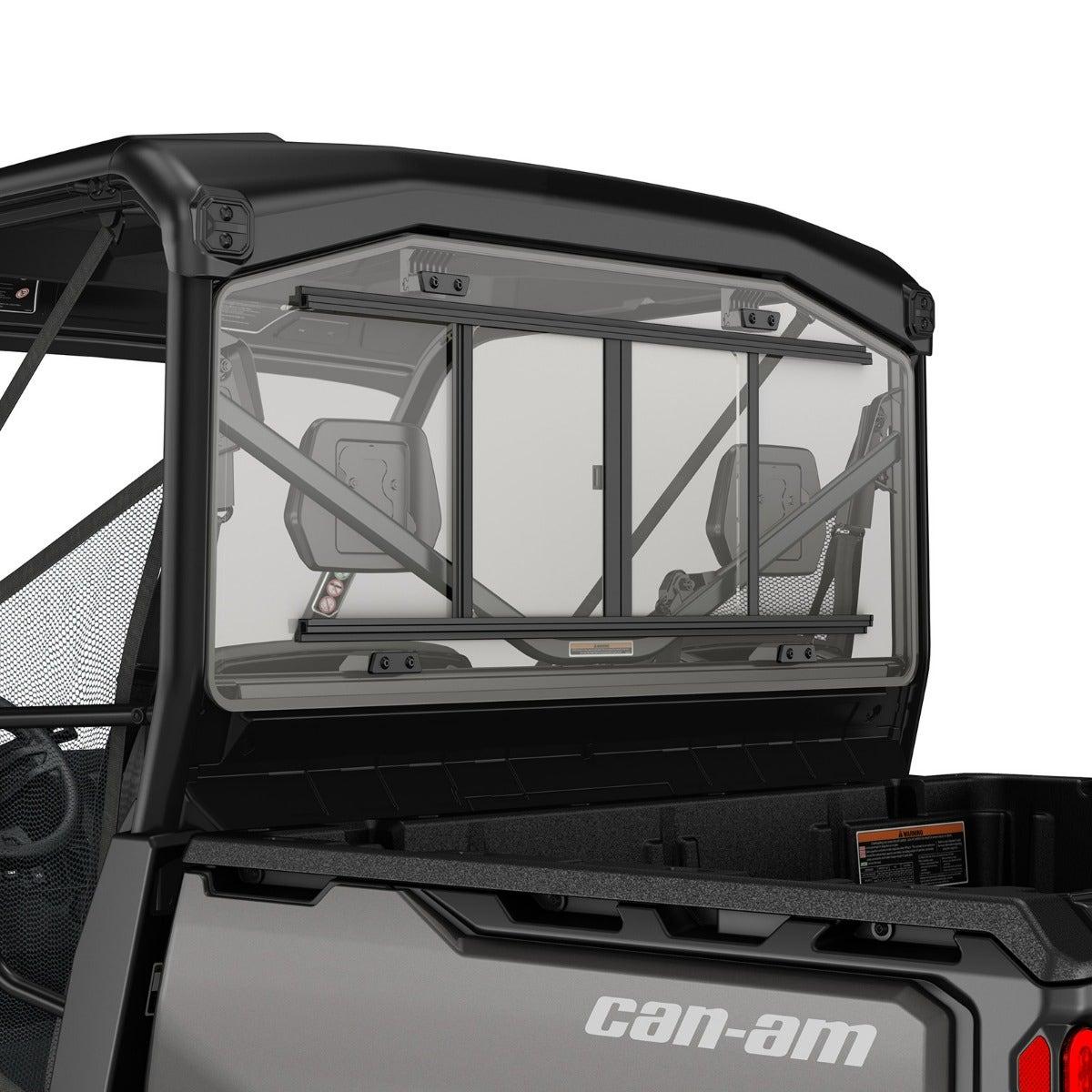 Fenêtre arrière en verre avec panneau coulissant pour Can-Am Defender
