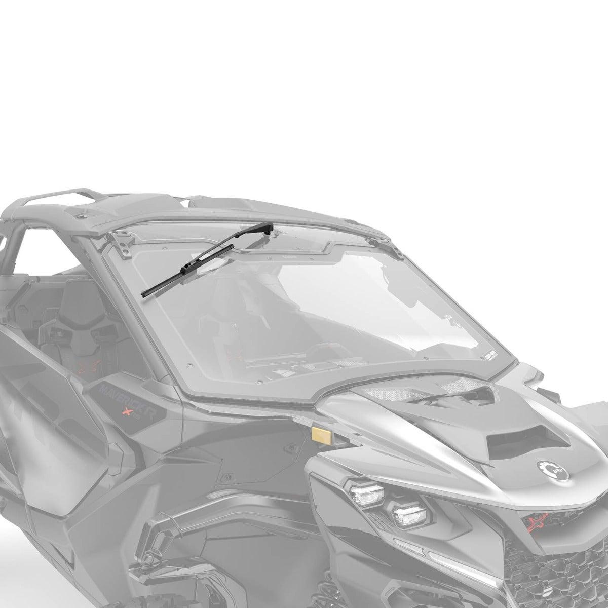 Ensemble d’essuie-glace et distributeur de liquide lave-glace SMART pour pare-brise Powerflip pour Can-Am Maverick R