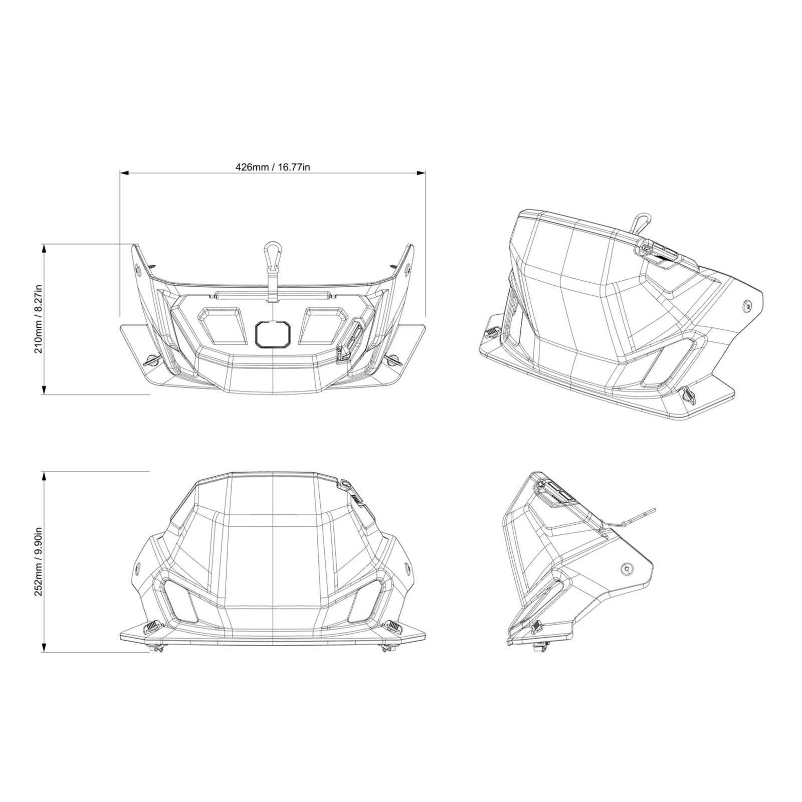 Extension de console pour Can-Am Outlander — photo 3