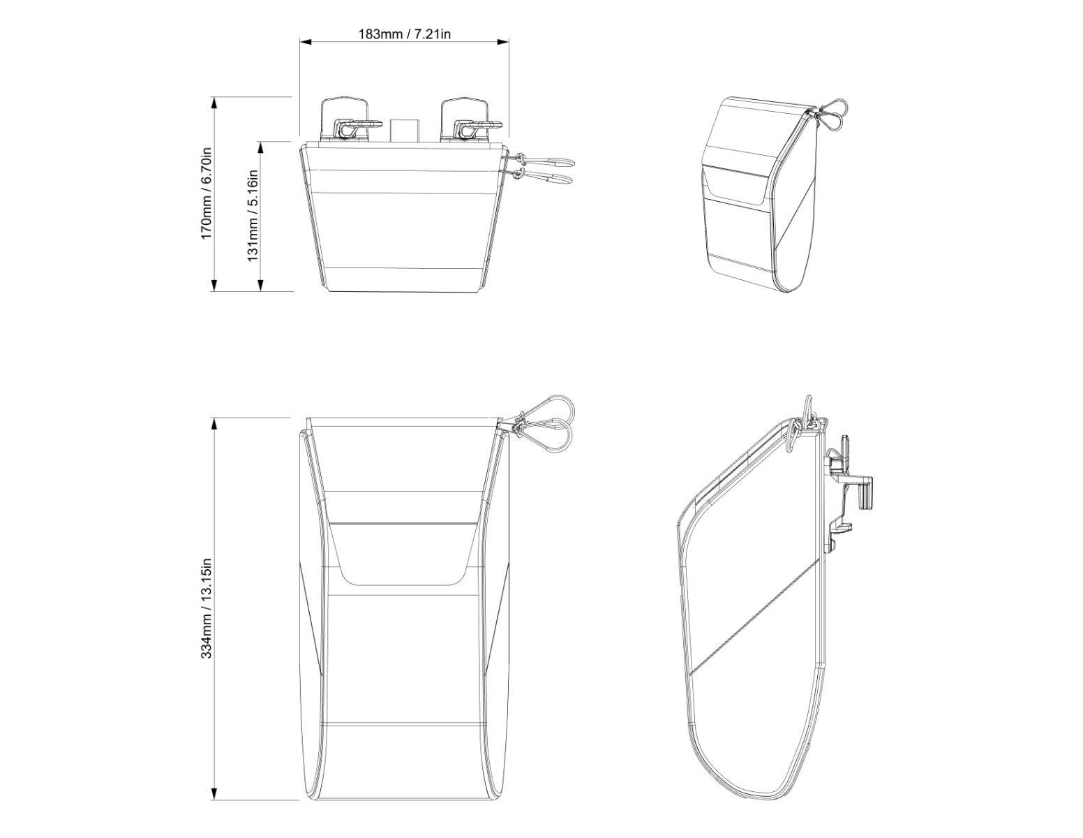 Sac pour aile LinQ Lite pour Can-Am Outlander — photo 6