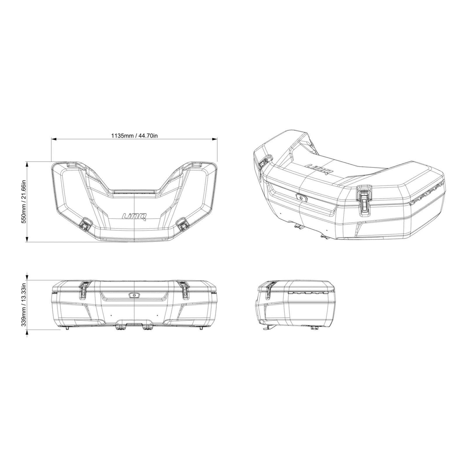 Can-Am LinQ 23 US Gal (87 L) Trunk Box - G3L — photo 3