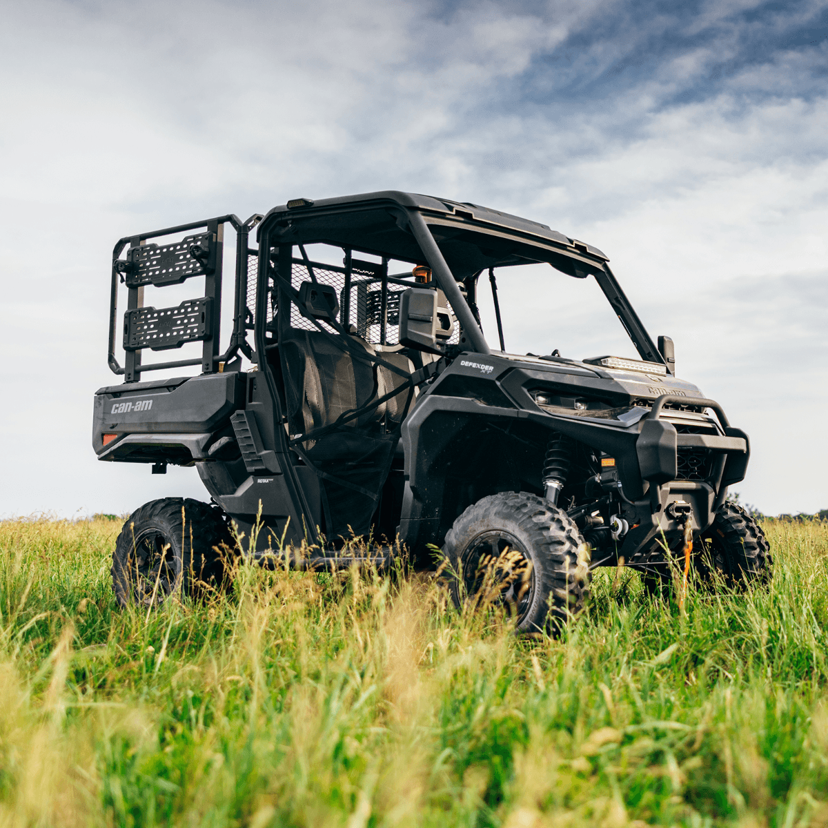 Can-Am Defender Bed Wall Extender - High (for Headache Rack) — photo 4