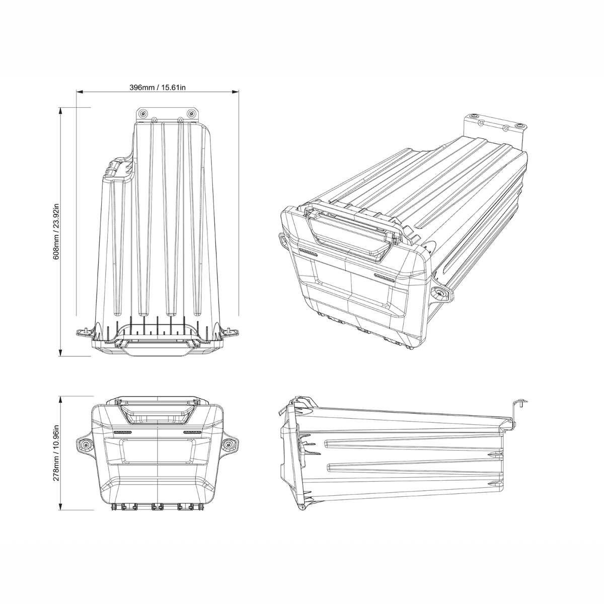 Boîte utilitaire de 25 L (6.6 gal) Can-Am — photo 3