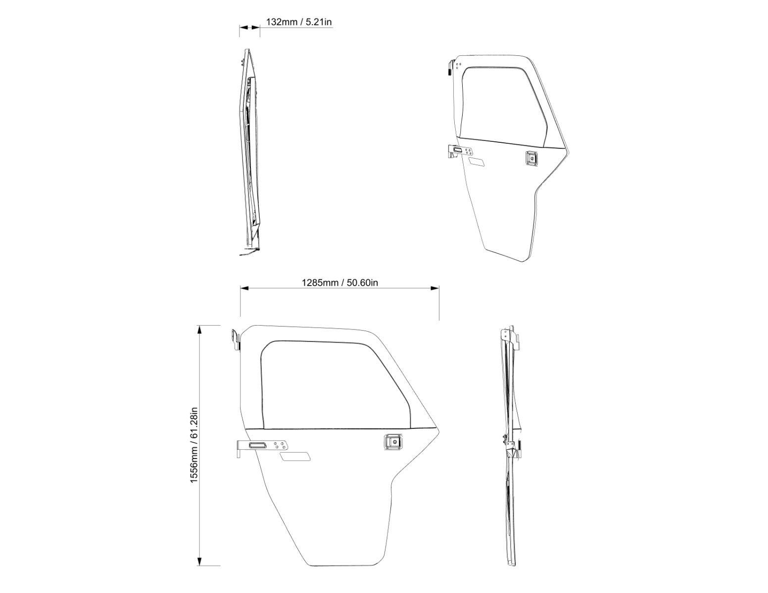 Portes souples pour Can-Am Defender — photo 3