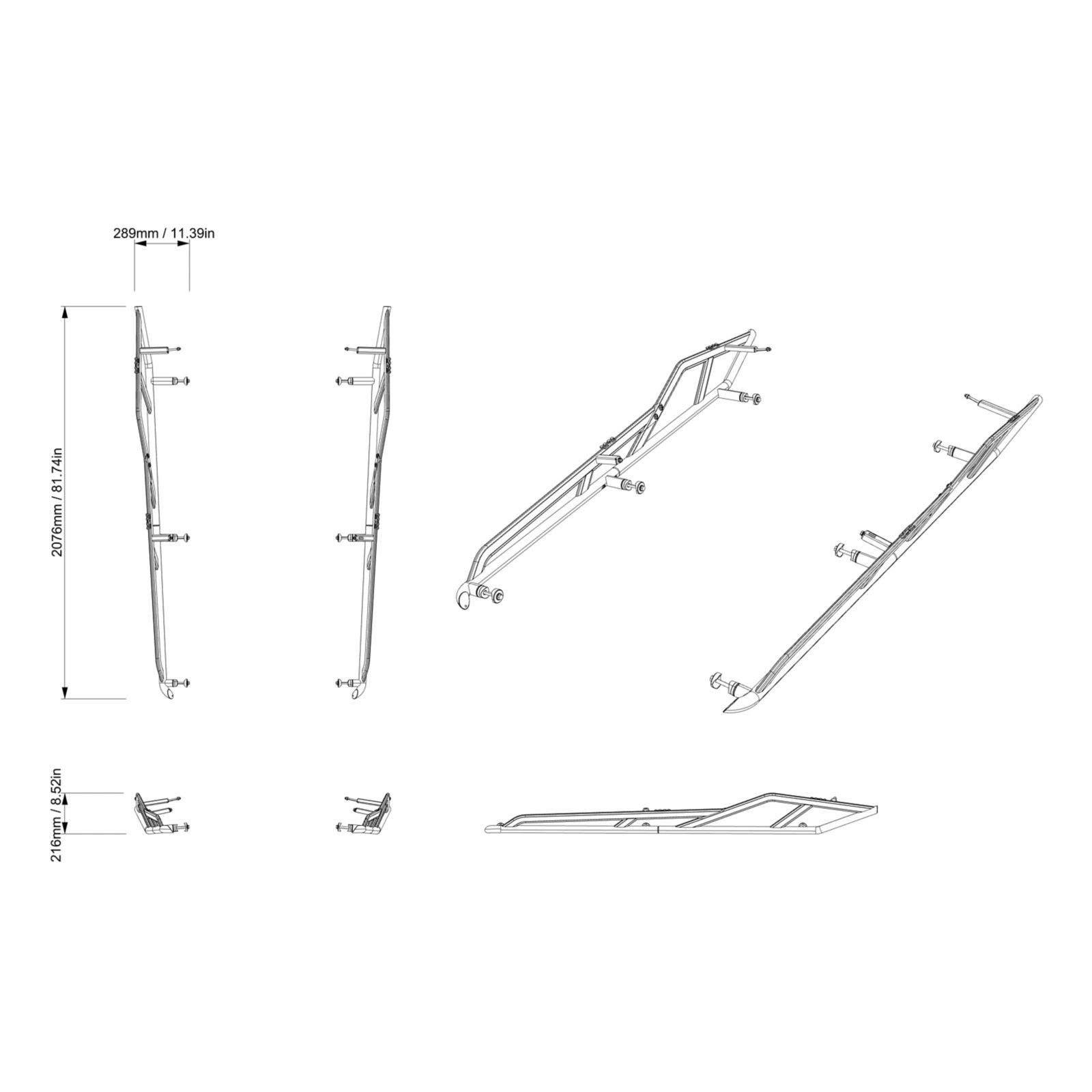 Barres protectrices latérales pour Can-Am Maverick R — photo 3