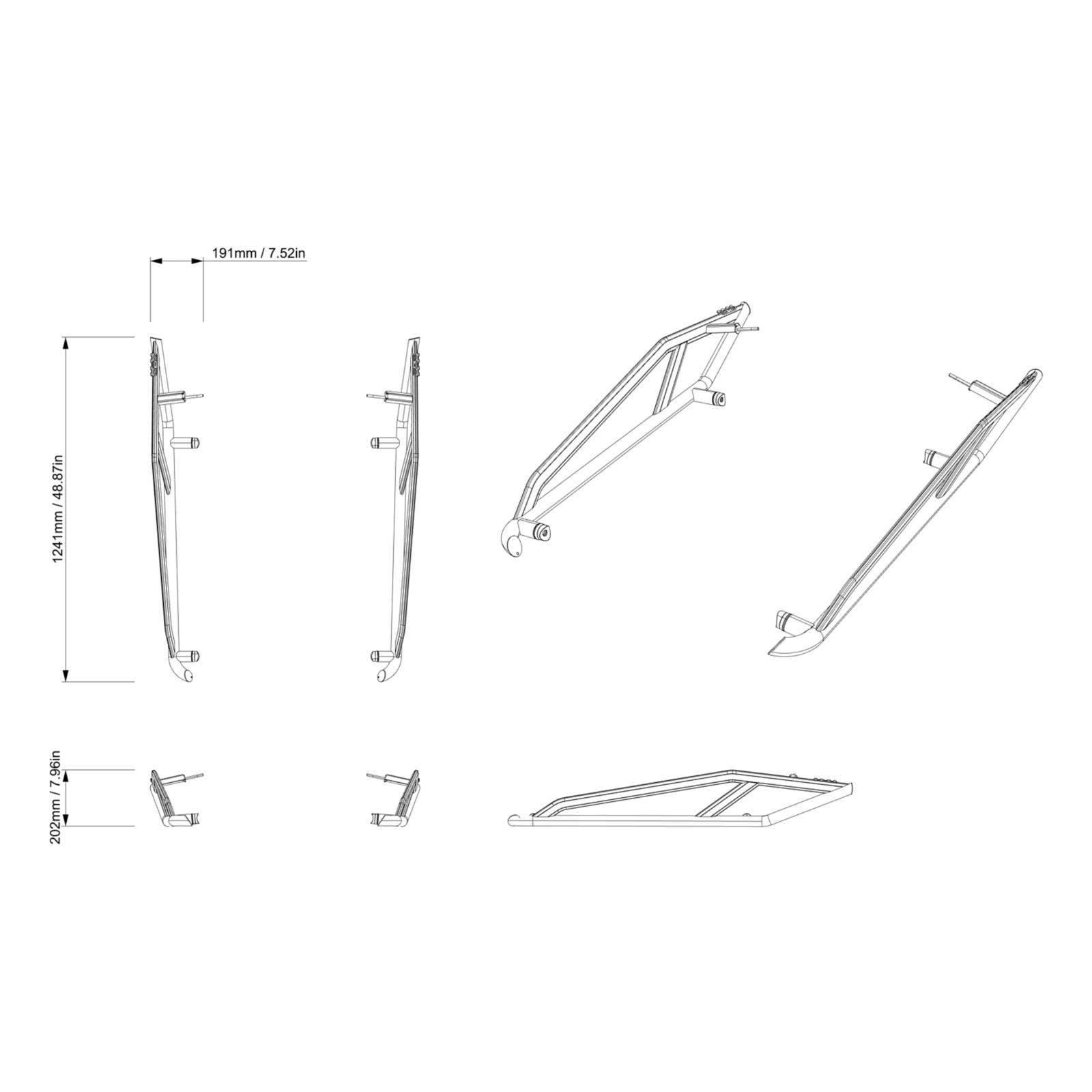Barres protectrices latérales pour Can-Am Maverick R — photo 3
