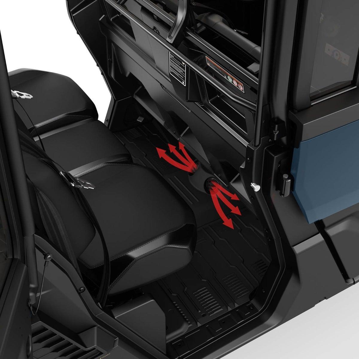 Évents de chauffage pour passagers arrière pour Defender Max Can-Am