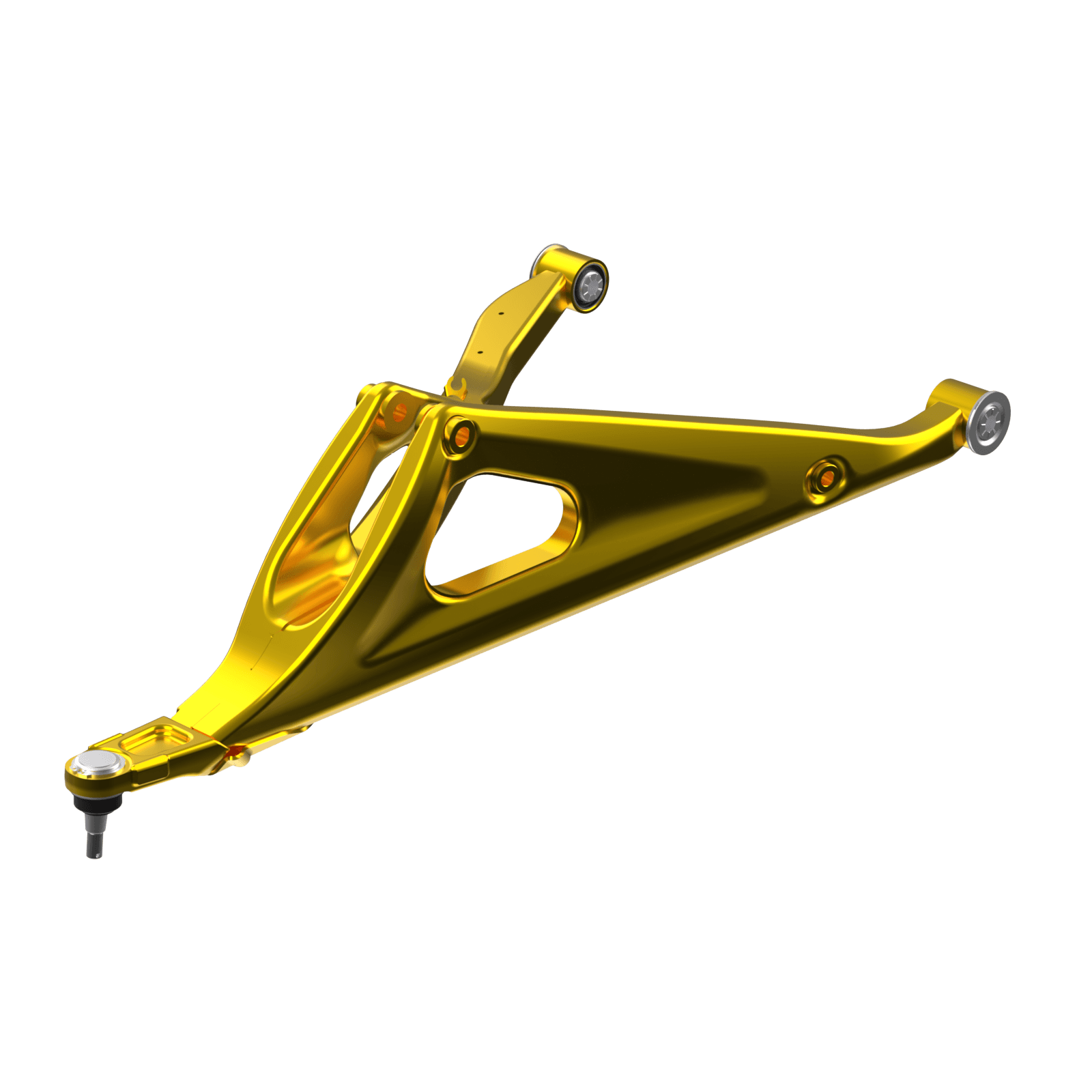 Ensemble de bras de suspension inférieur droit, jaune neo