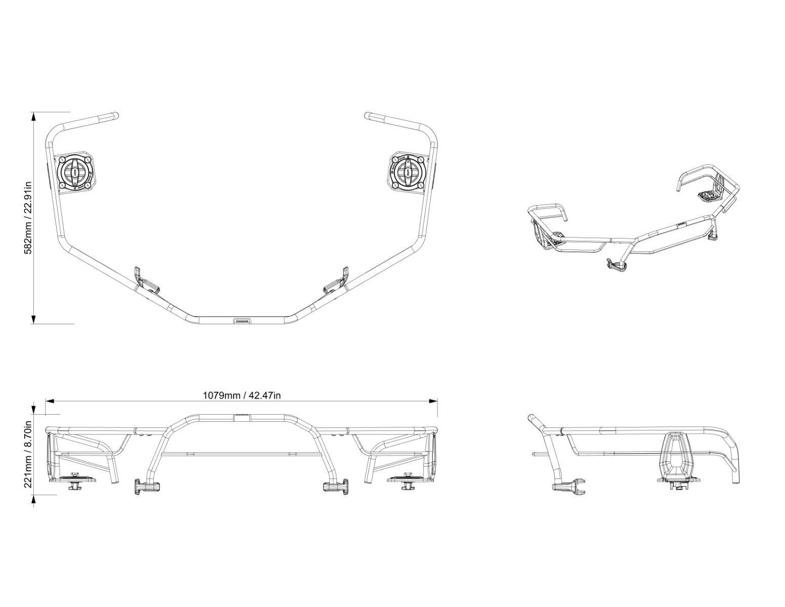 Rallonge de porte-bagages LinQ Can-Am — photo 5
