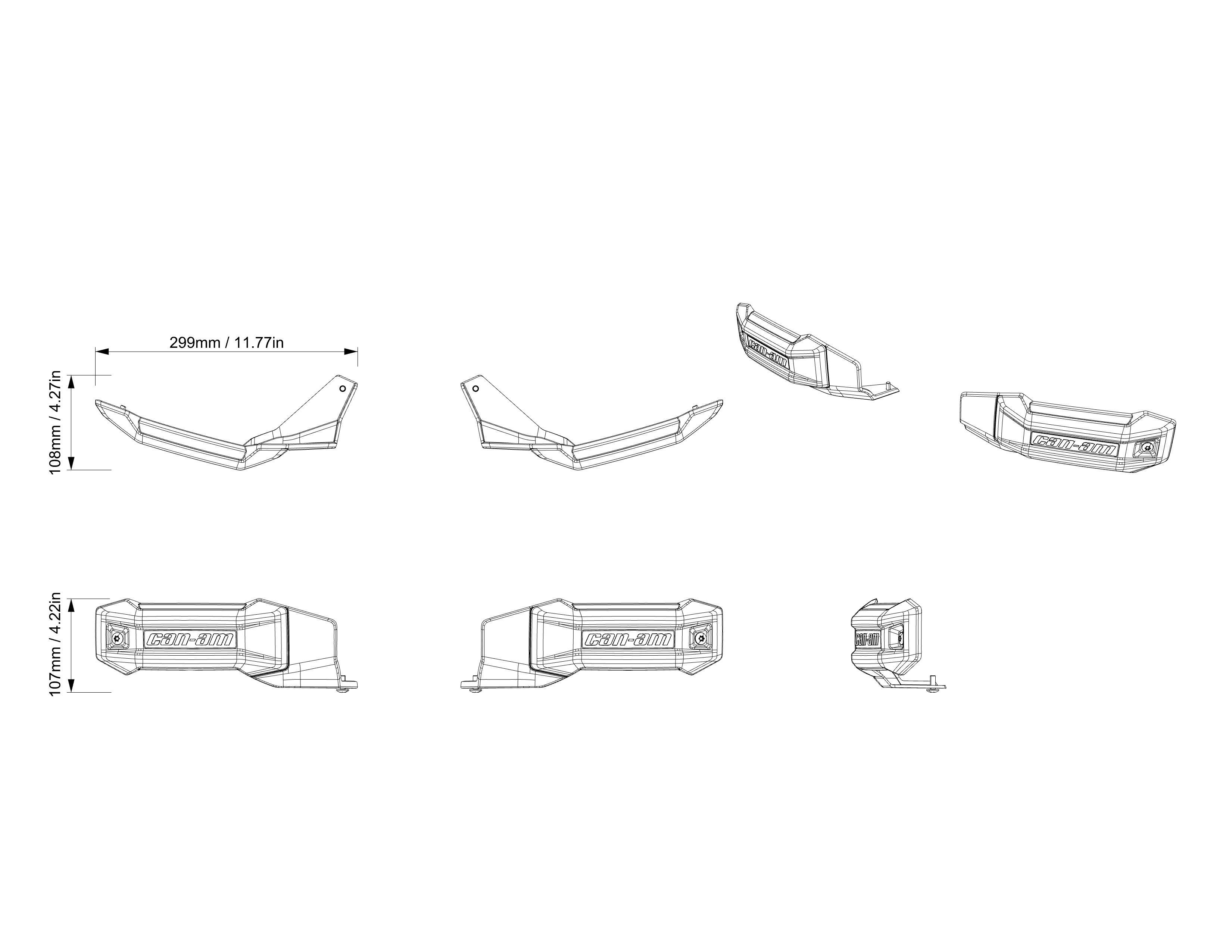 Can-Am Outlander Sport Handguards — photo 3