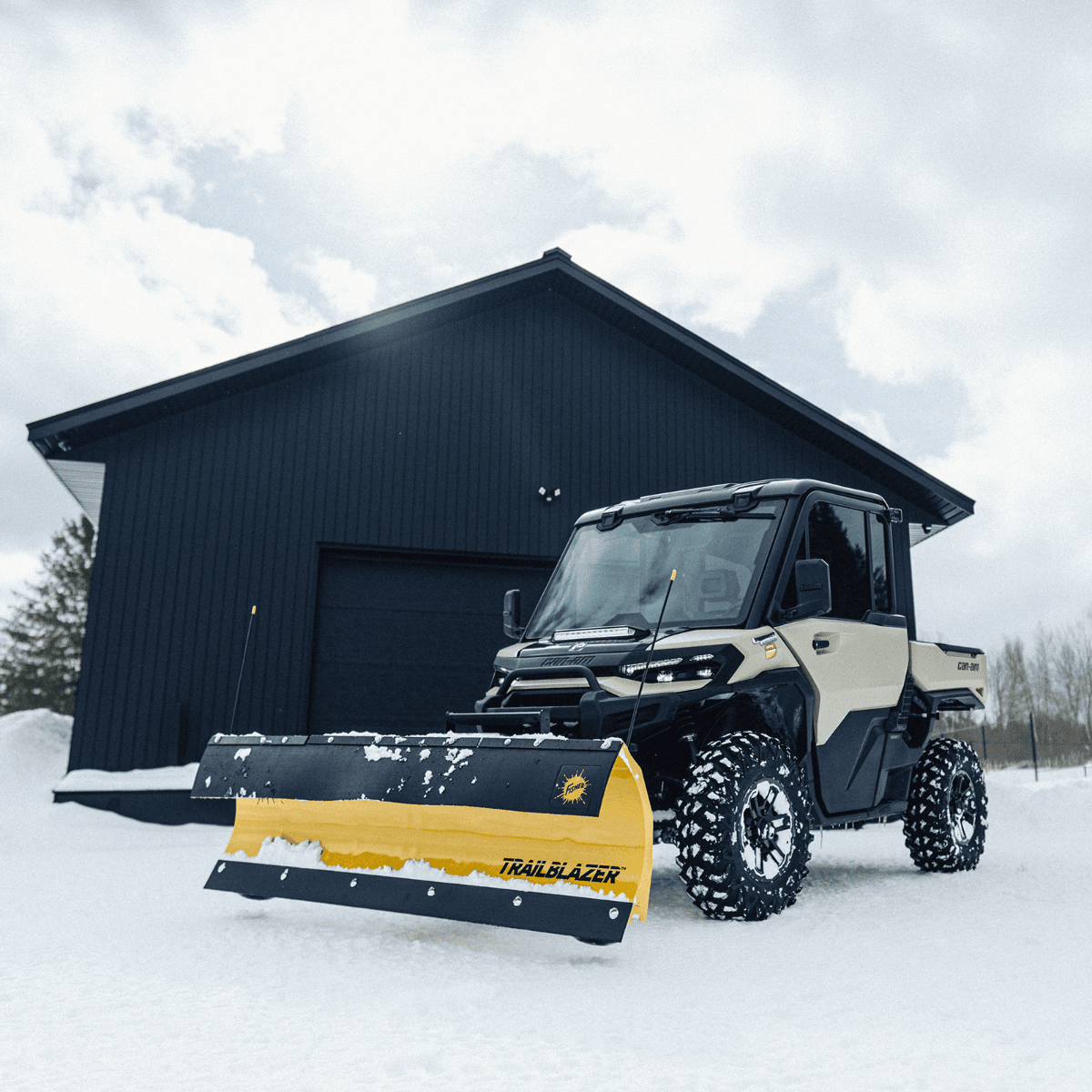 Déflecteur en caoutchouc FISHER de 203 cm (80 pouces) Can-Am Defender — photo 3