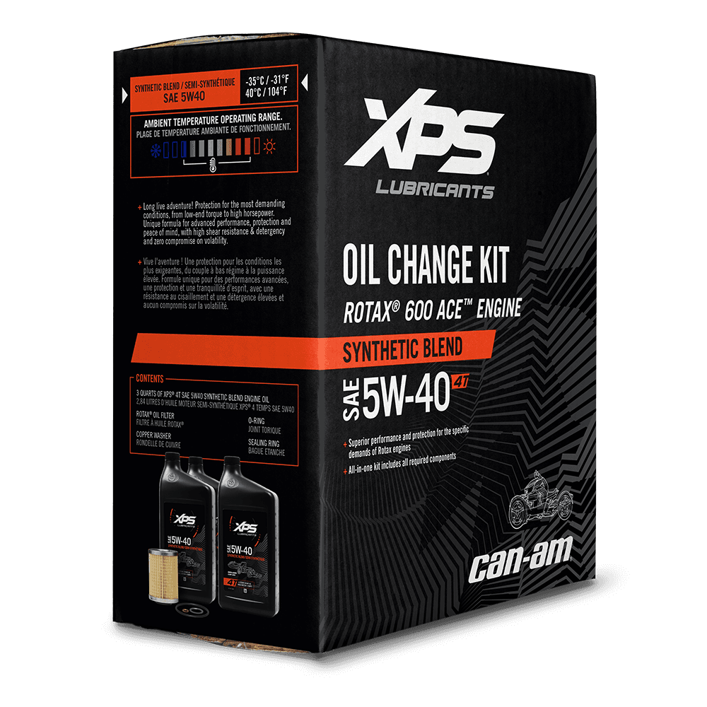 4T 5W-40 Synthetic Blend Oil Change Kit for Rotax 600 CC engine — photo 3