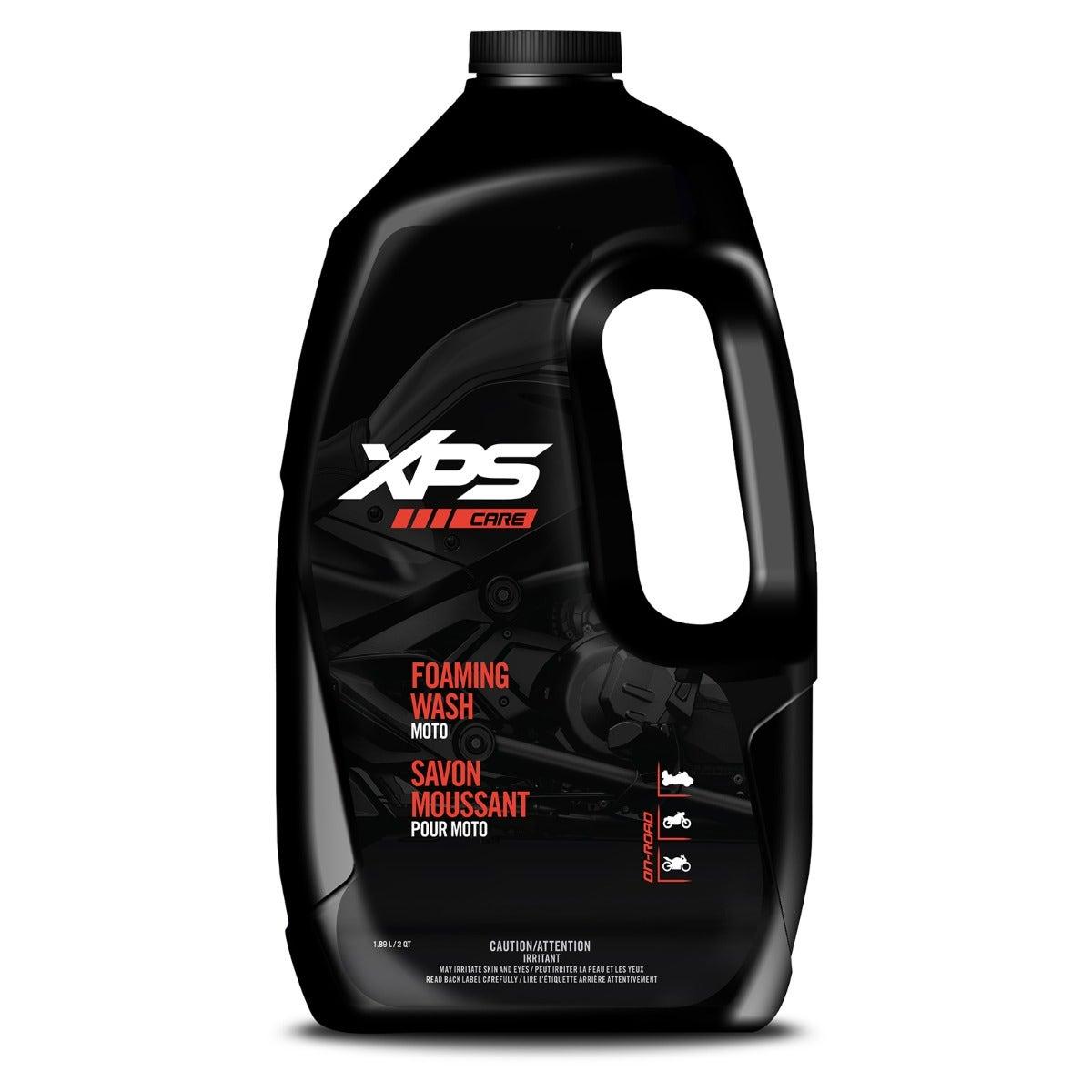 Savon moussant pour moto