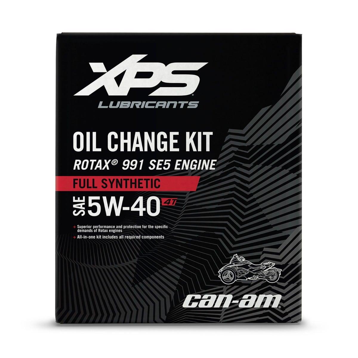 Ensemble de changement d’huile synthétique 4T 5W-40 XPS pour moteur Rotax 991 (SE5)*
