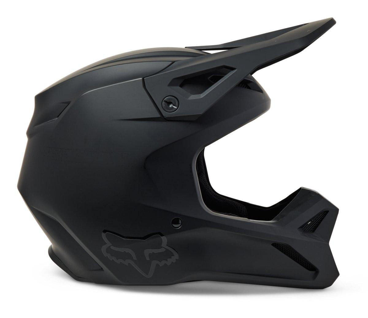 Casque V1 Matte Black DOT/ECE pour enfant — photo 3