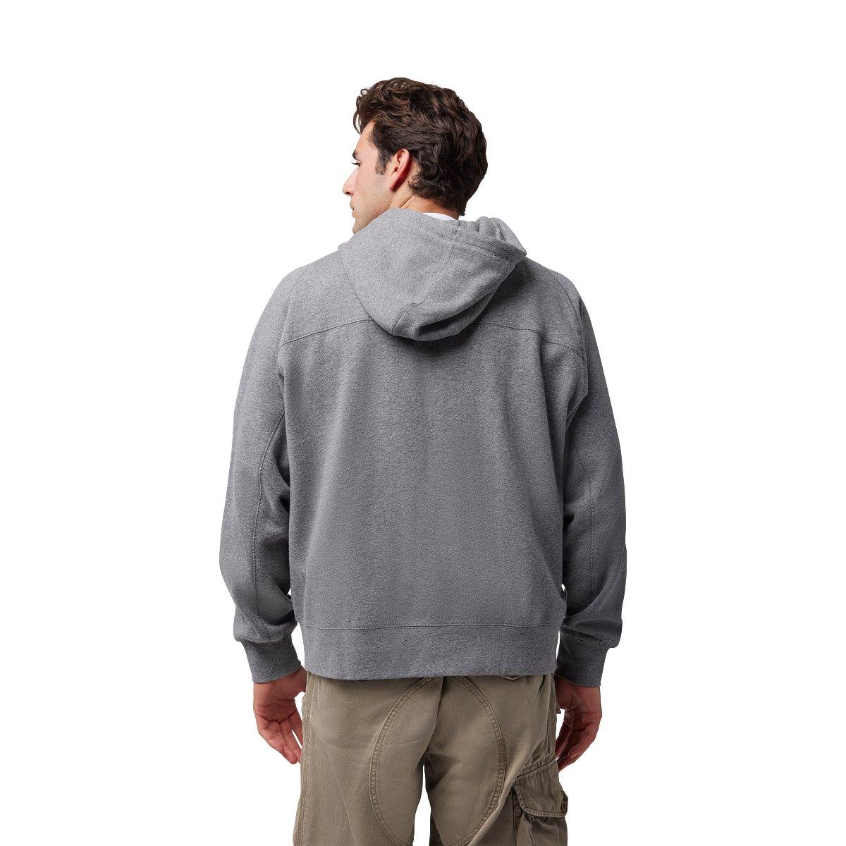 Veste en molleton à glissière Moto-X ample pour homme — photo 4