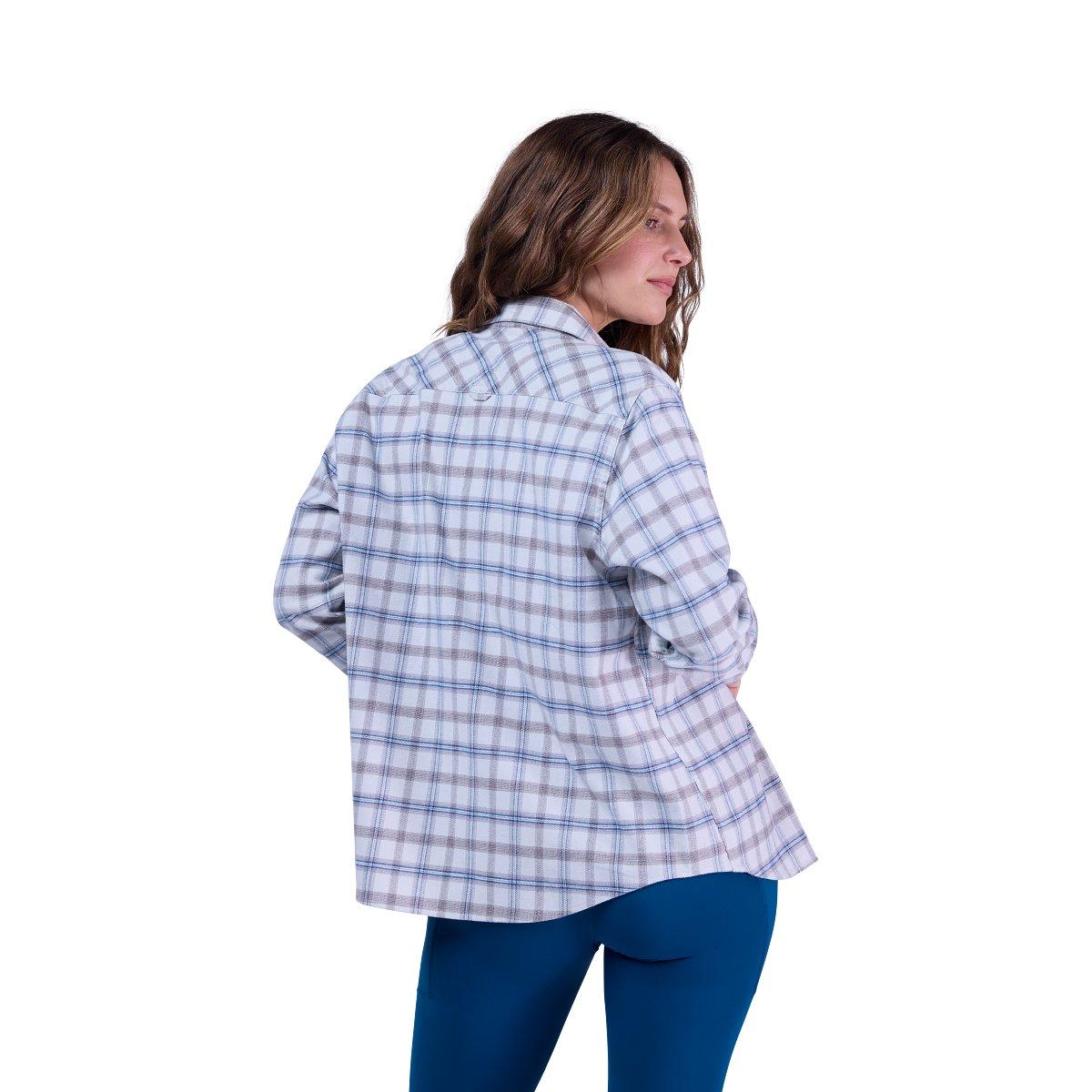Chemise en flanelle à manches longues Survivalist Core pour femme — photo 4