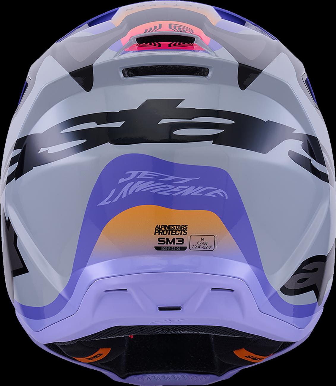 HELMET SM3 JETTSON GRAY/PUR/BLK — photo 4
