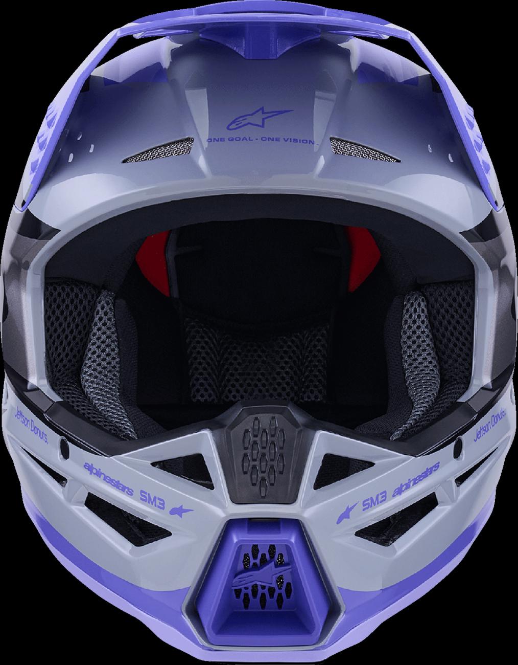 HELMET SM3 JETTSON GRAY/PUR/BLK — photo 5